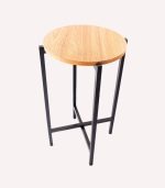 Mesa Lateral / Banqueta “NordWood Round”