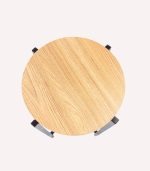 Mesa Lateral / Banqueta “NordWood Round” - Imagem 3