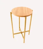 Mesa Lateral / Banqueta “NordWood Round” - Imagem 4