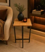 Mesa Lateral / Banqueta “NordWood Square” - Imagem 2